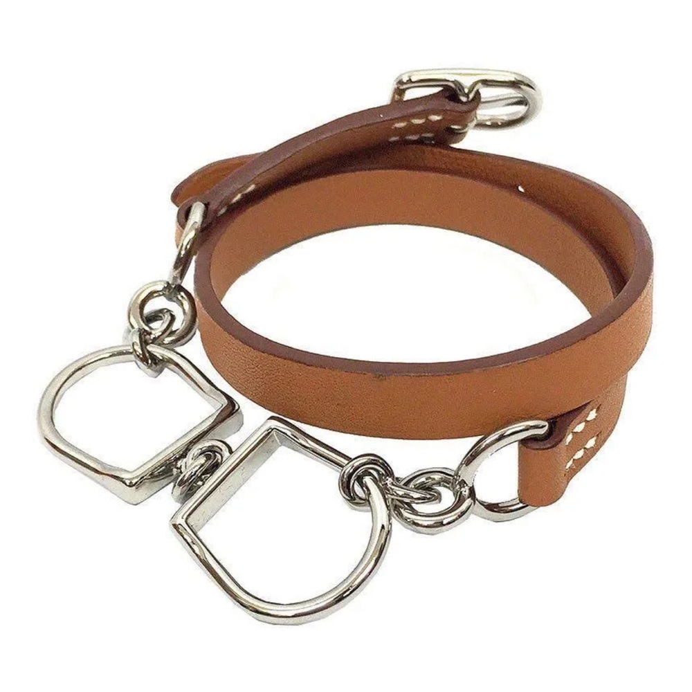 HERMES Etrier Double Tour Bracelet - Picture 3 of 6